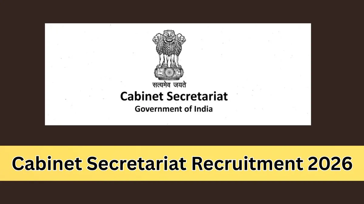 Cabinet secretariat recruitment 2026