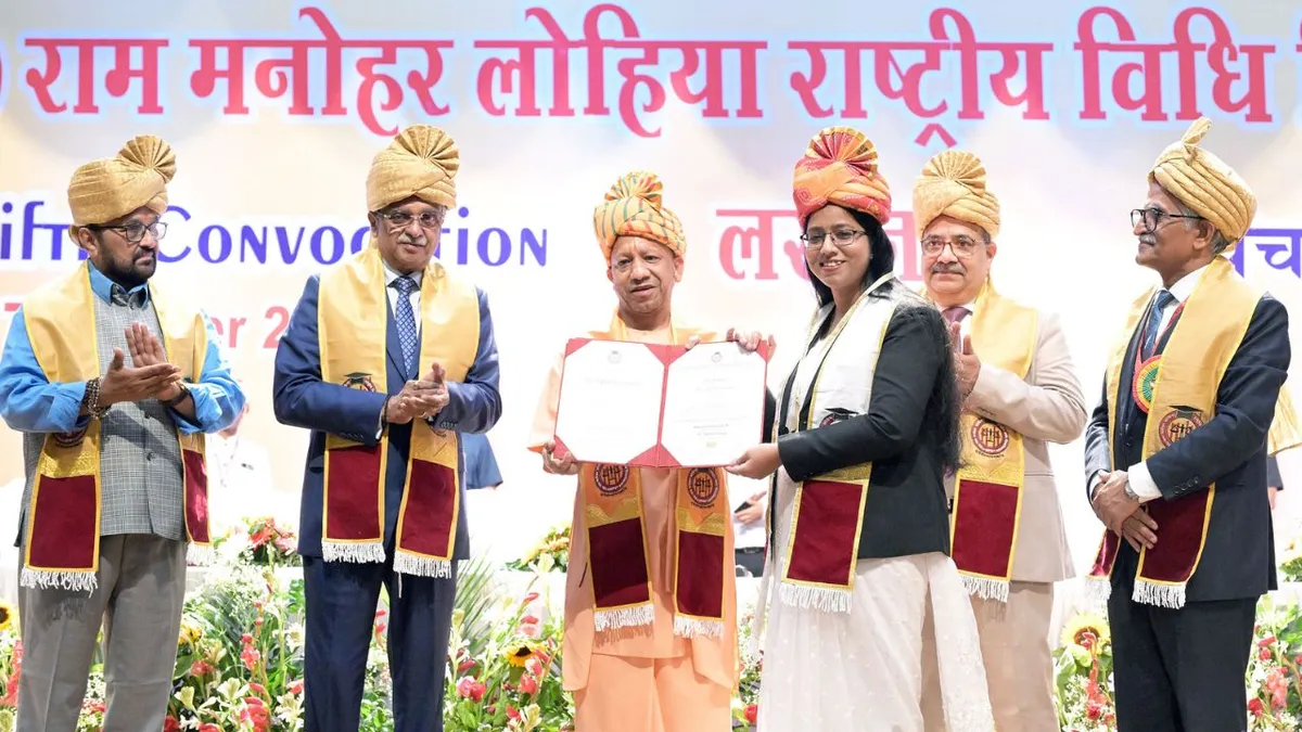Dr. Ram Manohar Lohia National Law University Convocation – Yogi Adityanath