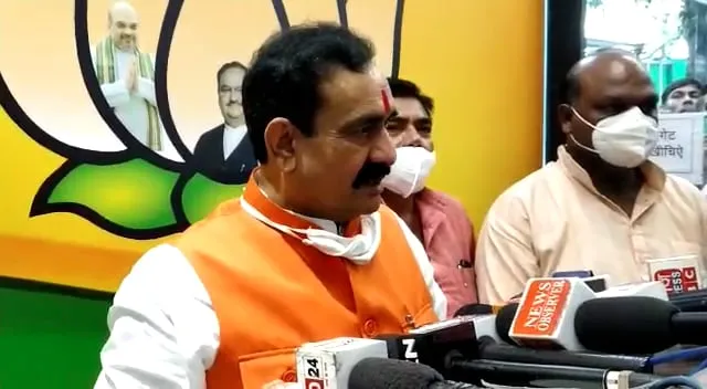 नरोत्तम मिश्रा का बयान- Sonia दुर्गा-kamalnath कृष्ण..धर्म का मखौल उड़ाना कांग्रेस की आदत