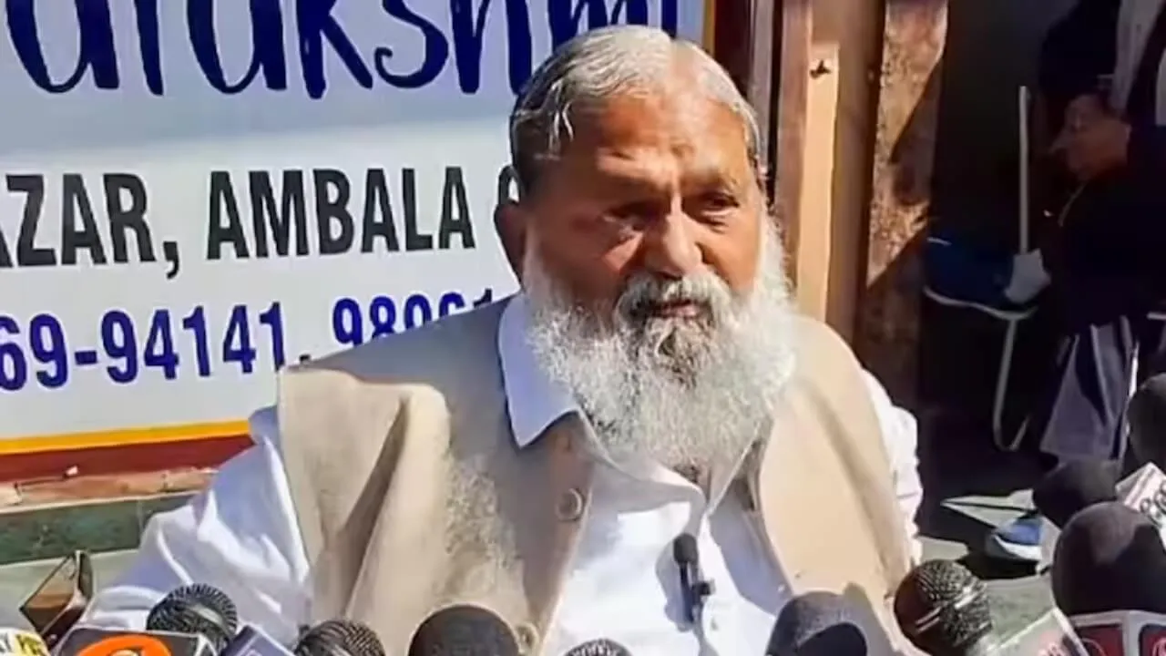 बिहार चुनाव में जनता कांग्रेस और राजद को सबक सिखाएगी: हरियाणा मंत्री अनिल विज का दावा