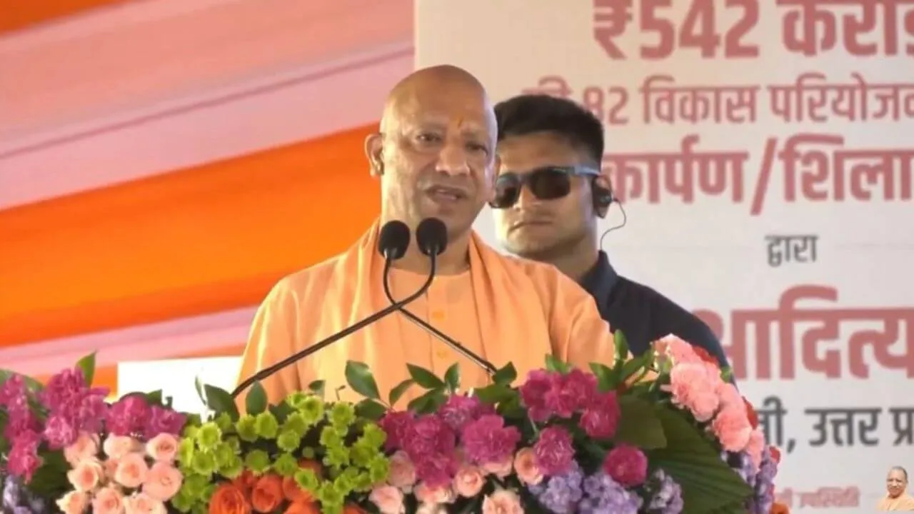 Yogi Adityanath inaugurates development project Barabanki