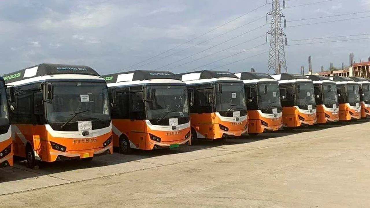 E bus Trial run