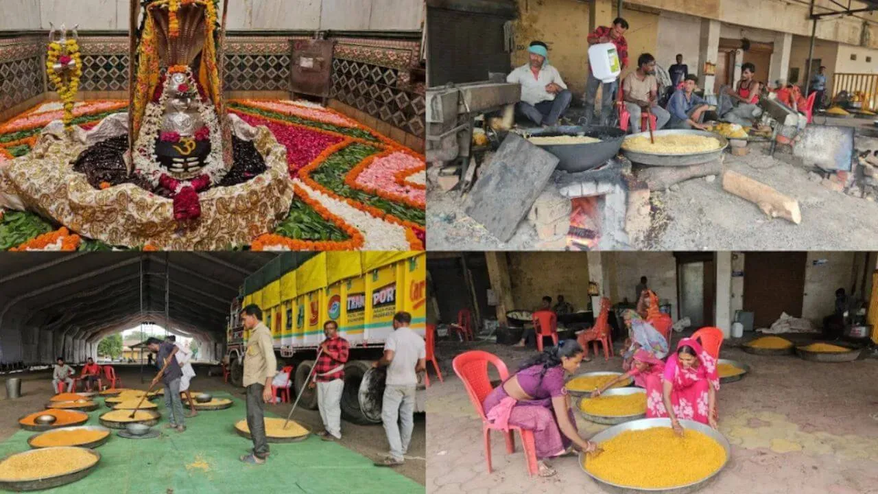 आगर में आज बाबा बैजनाथ की राजसी सवारी: 1 लाख श्रद्धालुओं के लिए प्रसादी, 150 हलवाई दिन-रात जुटे