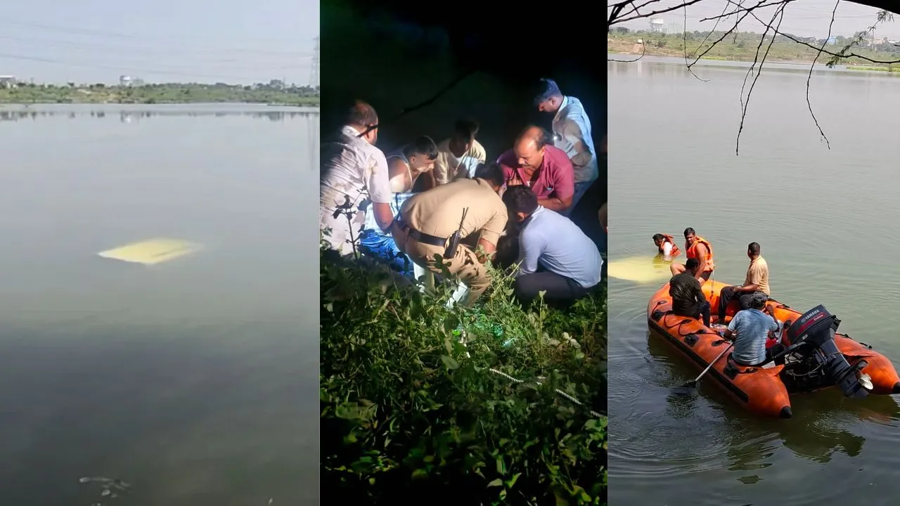 Singrauli speeding Bolero 40 feet into river
