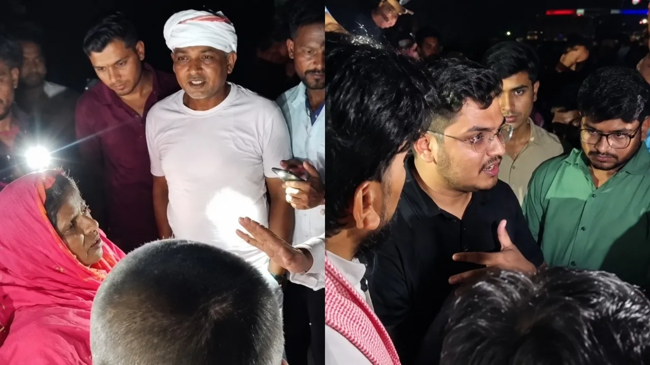ट्रैक्टर और बाइक की टक्कर में युवक की मौत, 2 घायल, परिजनों ने किया चक्काजाम