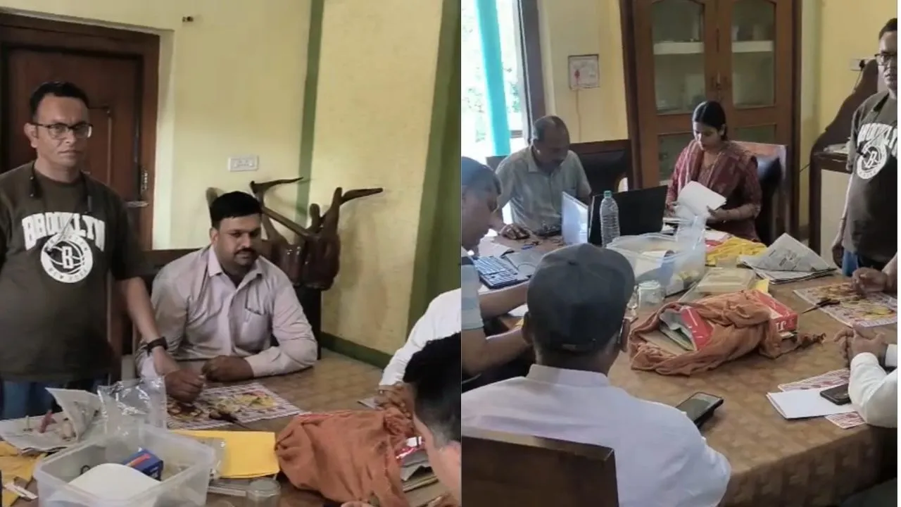 खंडवा में ग्राम पंचायत सचिव को 25 हजार रुपये की रिश्वत लेते लोकायुक्त पुलिस ने रंगे हाथ दबोचा