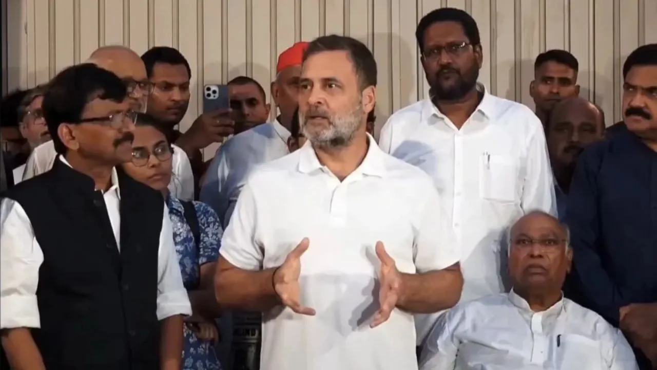 राहुल गांधी की हाई-टी पॉलिटिक्स, बोले- हम रुकने वाले नहीं हैं, हम End Goal तक जाएंगे, हम सब एक होकर खड़े हैं