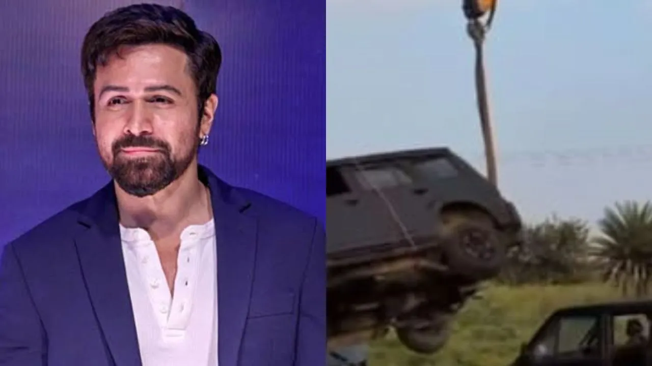 इमरान हाशमी की ‘गनमास्टर जी 9’ की शूटिंग के दौरान अचानक पलटी SUV, सेट पर मची हलचल