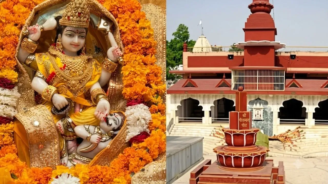 दतिया पीतांबरा पीठ में VIP प्रवेश को लेकर विवाद, महंत राजकुमार दास से कहासुनी के बाद एक गिरफ्तार