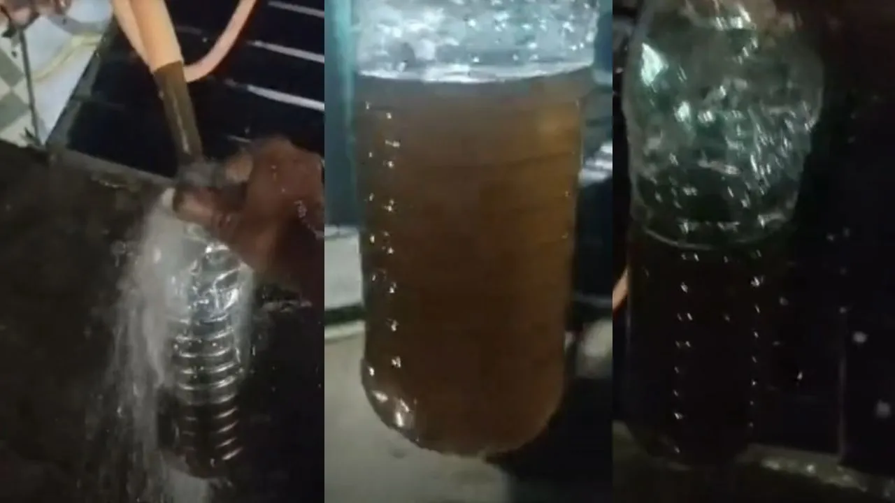 सीहोर में नलों से आ रहा बदबूदार और मैला पानी, बीमारी के डर से परेशान रहवासी