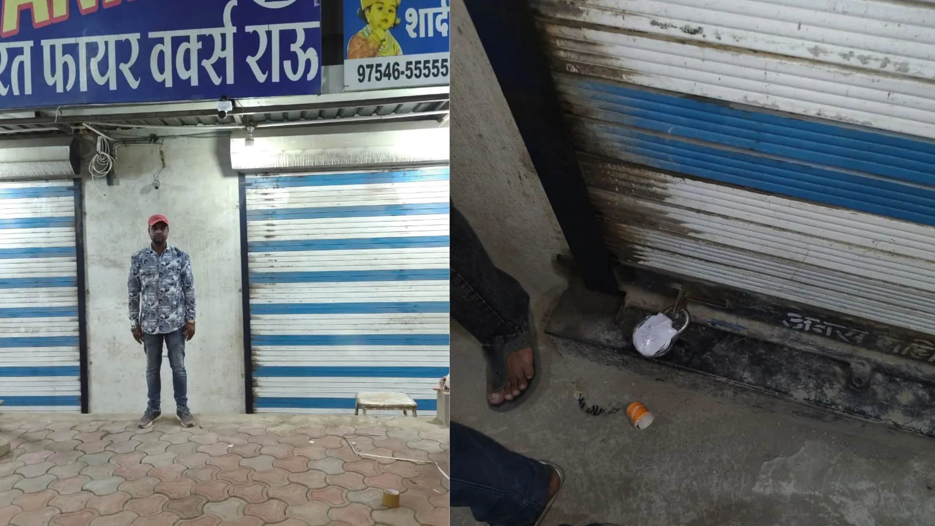 इंदौर में पटाखा दुकान पर प्रशासन की कार्रवाई, अग्नि सुरक्षा में लापरवाही और ज्यादा स्टॉक मिलने पर भारत फायर वर्क्स के गोदाम को किया सील