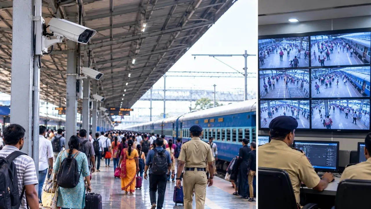 सिंहस्थ को लेकर रेलवे अलर्ट, स्टेशन पर लगे 5 हाईटेक कैमरा, भीड़ पर नजर रख अपराधियों की करेंगे पहचान