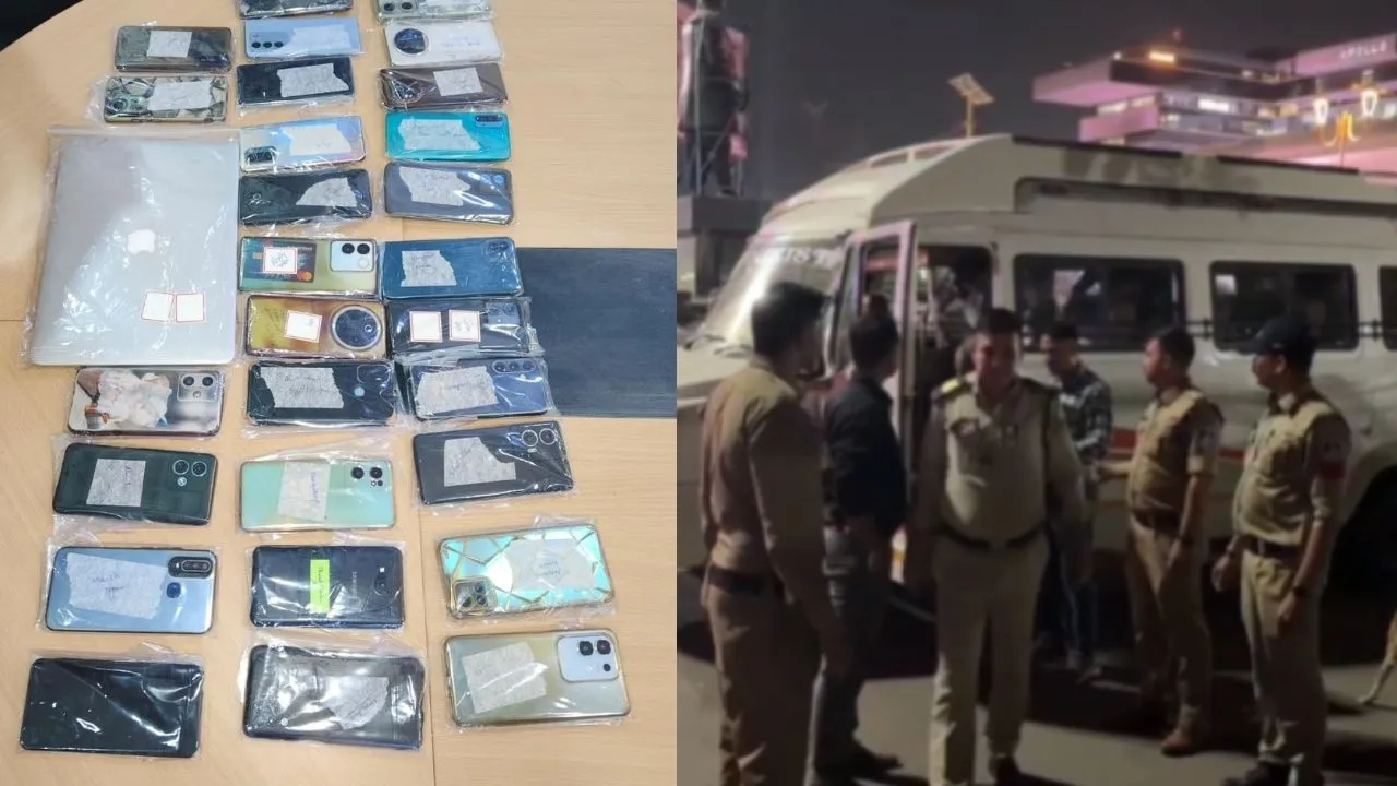 इंदौर पुलिस की बड़ी कार्रवाई, म्यूल खातों के जरिए करोड़ों की ठगी का खुलासा, 17 मोबाइल फोन बरामद, 11 आरोपी गिरफ्तार