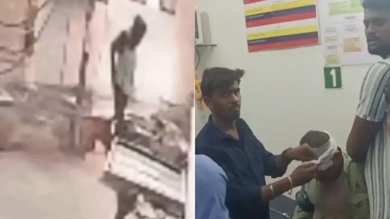 कटनी में डेयरी संचालक पर हमला कर लूटी सोने की चेन, CCTV में कैद वारदात