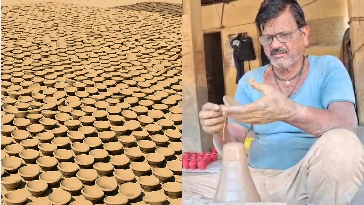 वोकल फॉर लोकल: 200 साल पुरानी परंपरा को सहेज रहे नीमच की ग्वालटोली के 170 परिवार, 65 लाख दीपक महानगरों में भेजे
