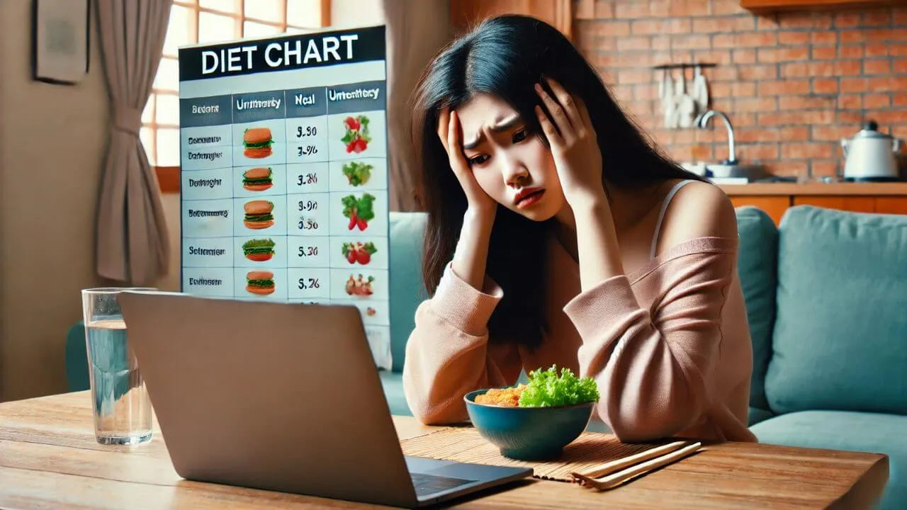 Online diet chart dangers