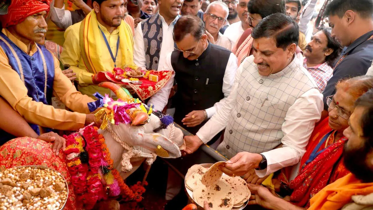 CM Mohan Yadav Gaushala