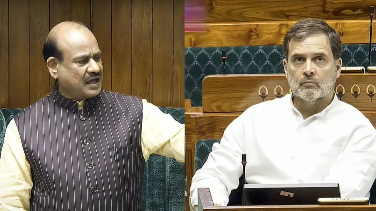 नेताओं को समझाइए कि जनता ने पर्चियां फेंकने के लिए नहीं भेजा, राहुल गांधी पर क्यों भड़के ओम बिरला