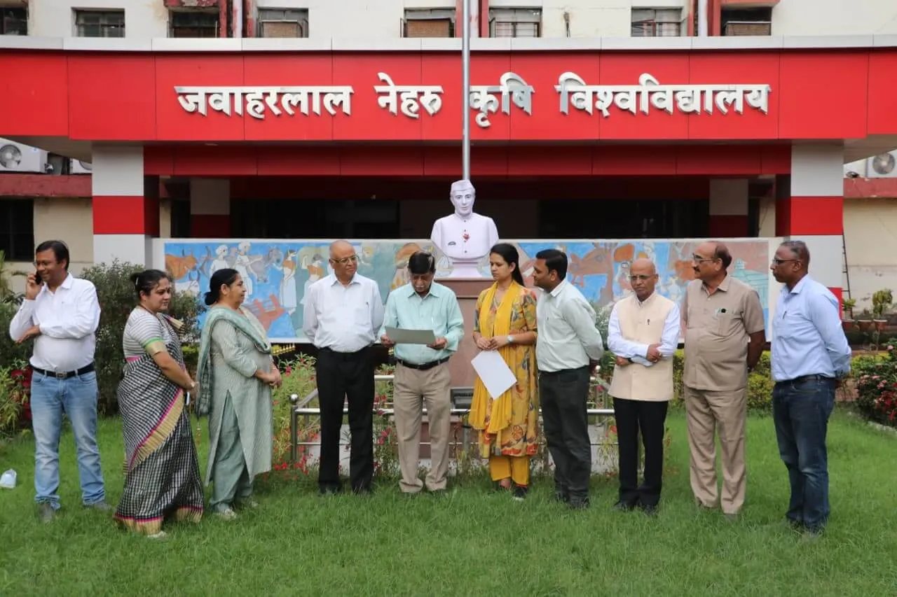 Researchers from Jawaharlal Nehru Agricultural University