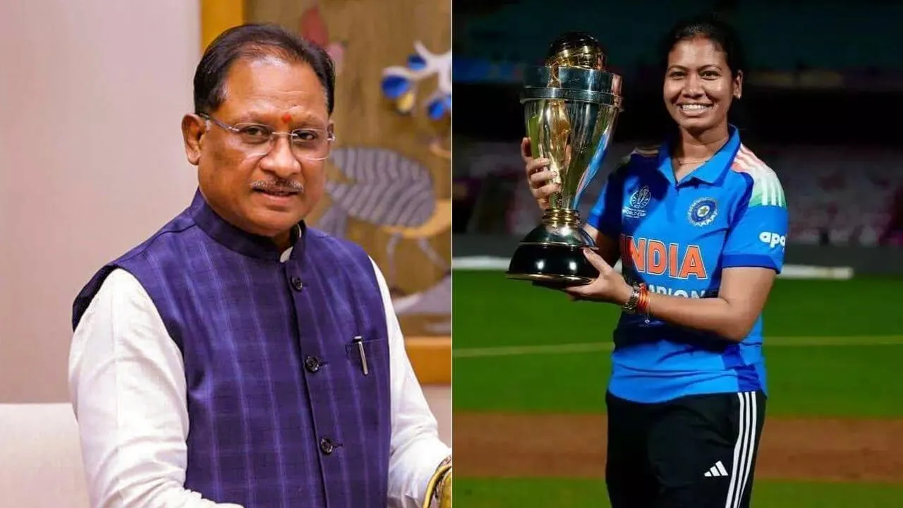 मुख्यमंत्री विष्णु देव साय का बड़ा ऐलान, महिला क्रिकेट टीम की फिजियो को मिलेगी 10 लाख रुपए की सम्मान राशि