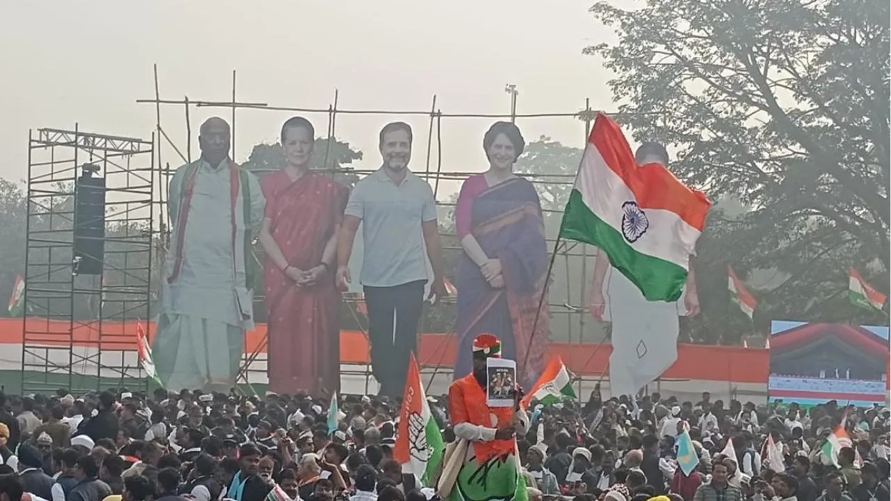 Congress Rally In Delhi