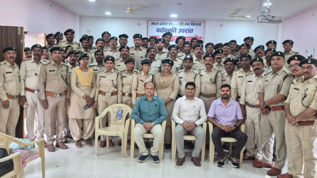 दमोह वन विभाग पदोन्नति समारोह में 64 वनपाल और 17 उप वन क्षेत्रपाल को मिली नई जिम्मेदारी, पदोन्नति देकर किया गया सम्मानित