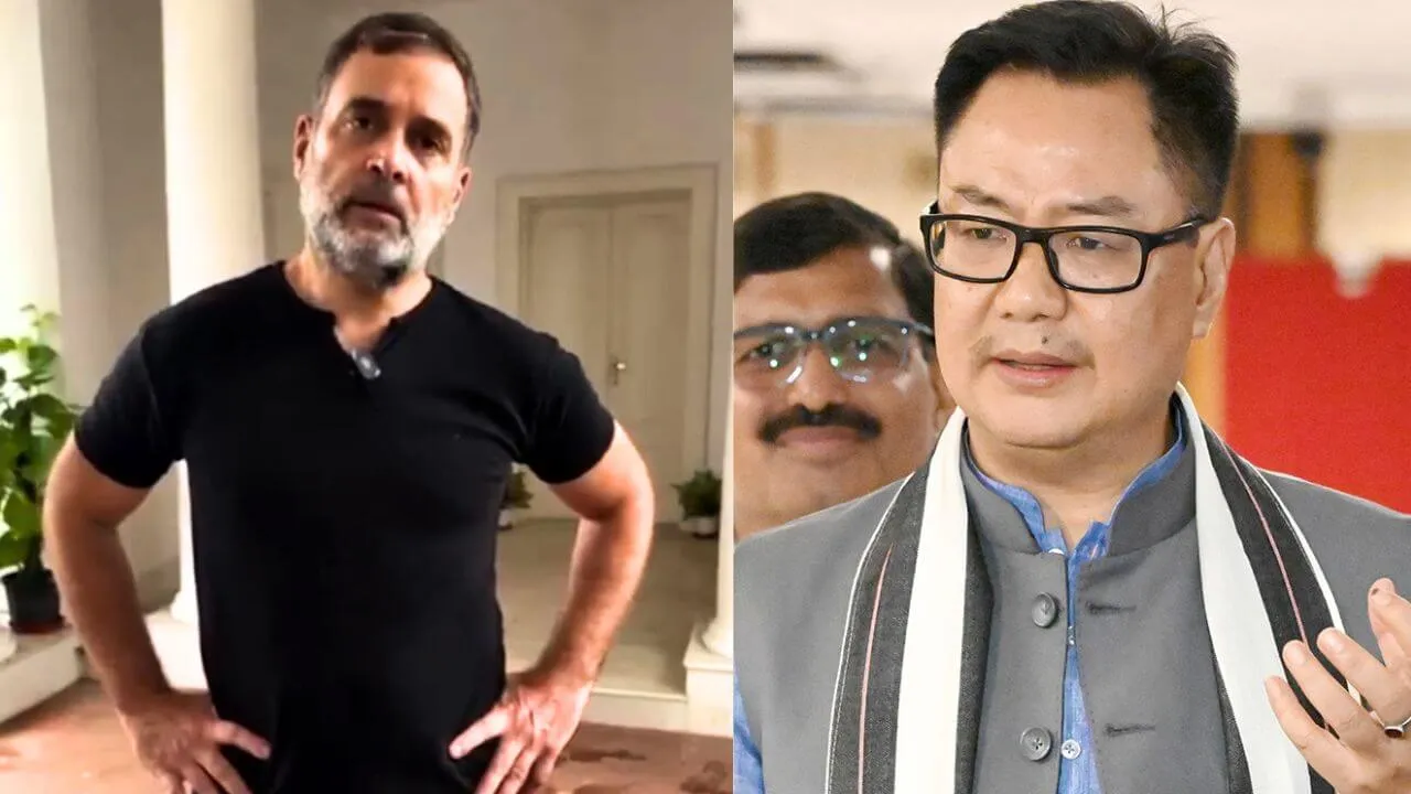 Rahul Gandhi Kiren Rijiju