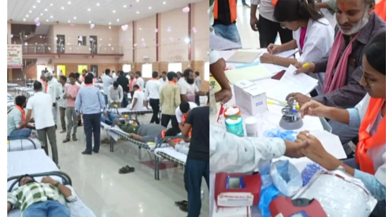 सिंगोली में रक्तदान का महाकुंभ, एक दिन में 538 यूनिट रक्तदान, जुटे सैकड़ों लोग
