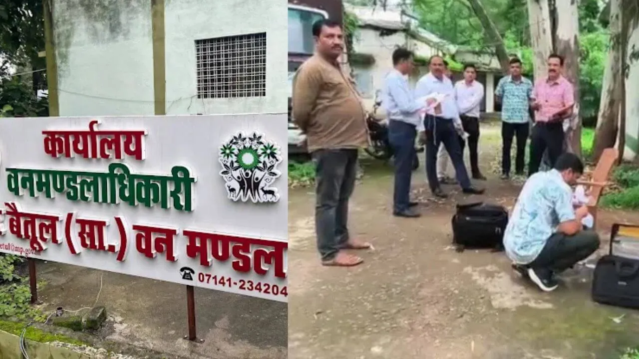 प्रमोशन की फाइल आगे बढ़ाने मांगी 55 हजार रुपये की रिश्वत, लोकायुक्त पुलिस ने दो कर्मचारियों को रंगे हाथ पकड़ा