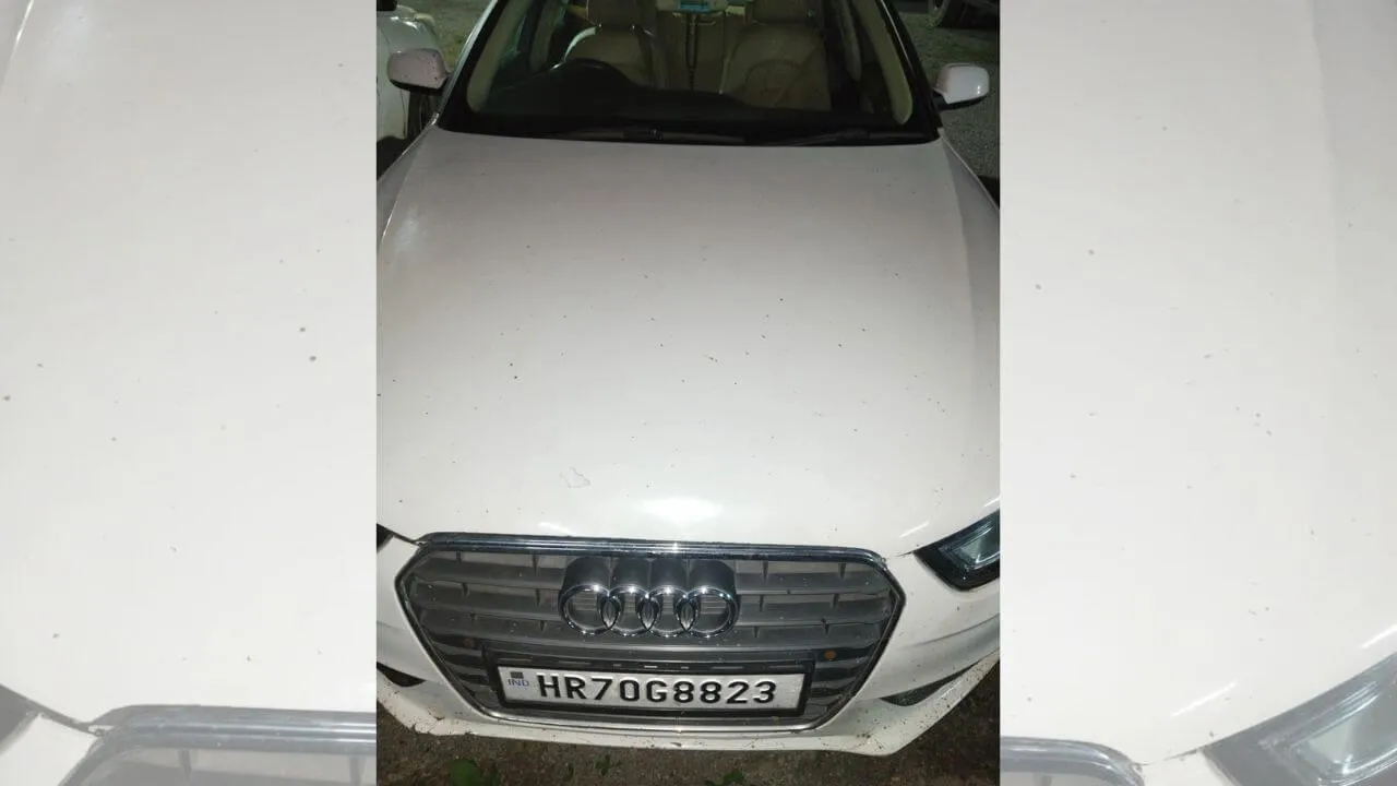 MD drugs and poppy husk seized from a luxury Audi car