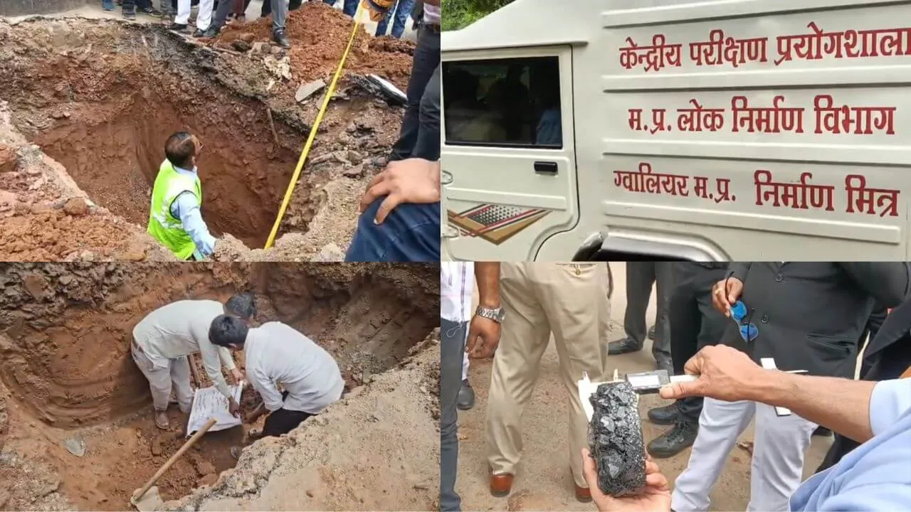 Inspection of Gwalior roads