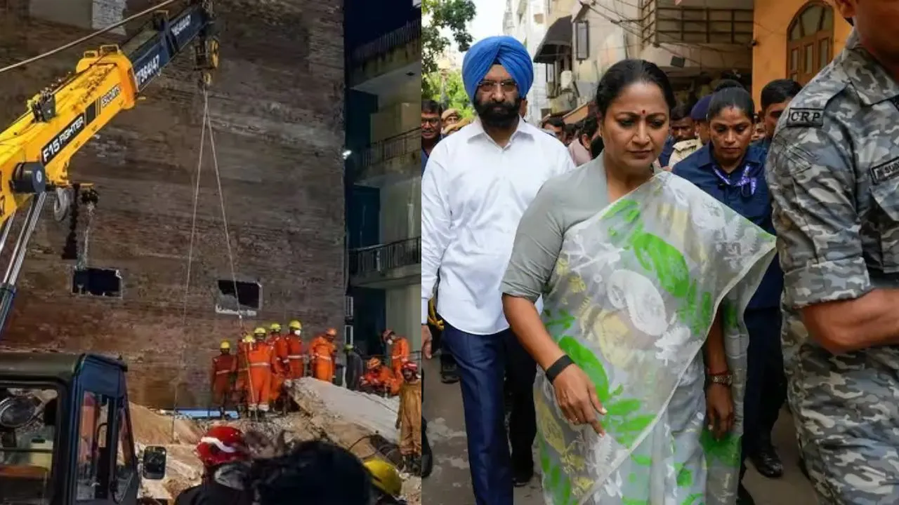 सत्य निकेतन बिल्डिंग हादसा: दिल्ली सीएम रेखा गुप्ता के निर्देश पर एमसीडी के उपायुक्त और चार इंजीनियरों को निलंबित, मालिक हिरासत में