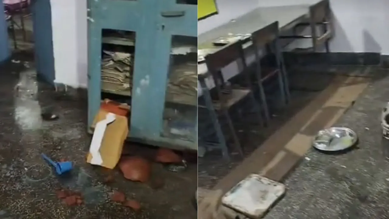 हॉस्टल में घुसे बाहरी युवक, छात्रों से मारपीट के बाद की तोड़फोड़, 4 आरोपियों पर FIR