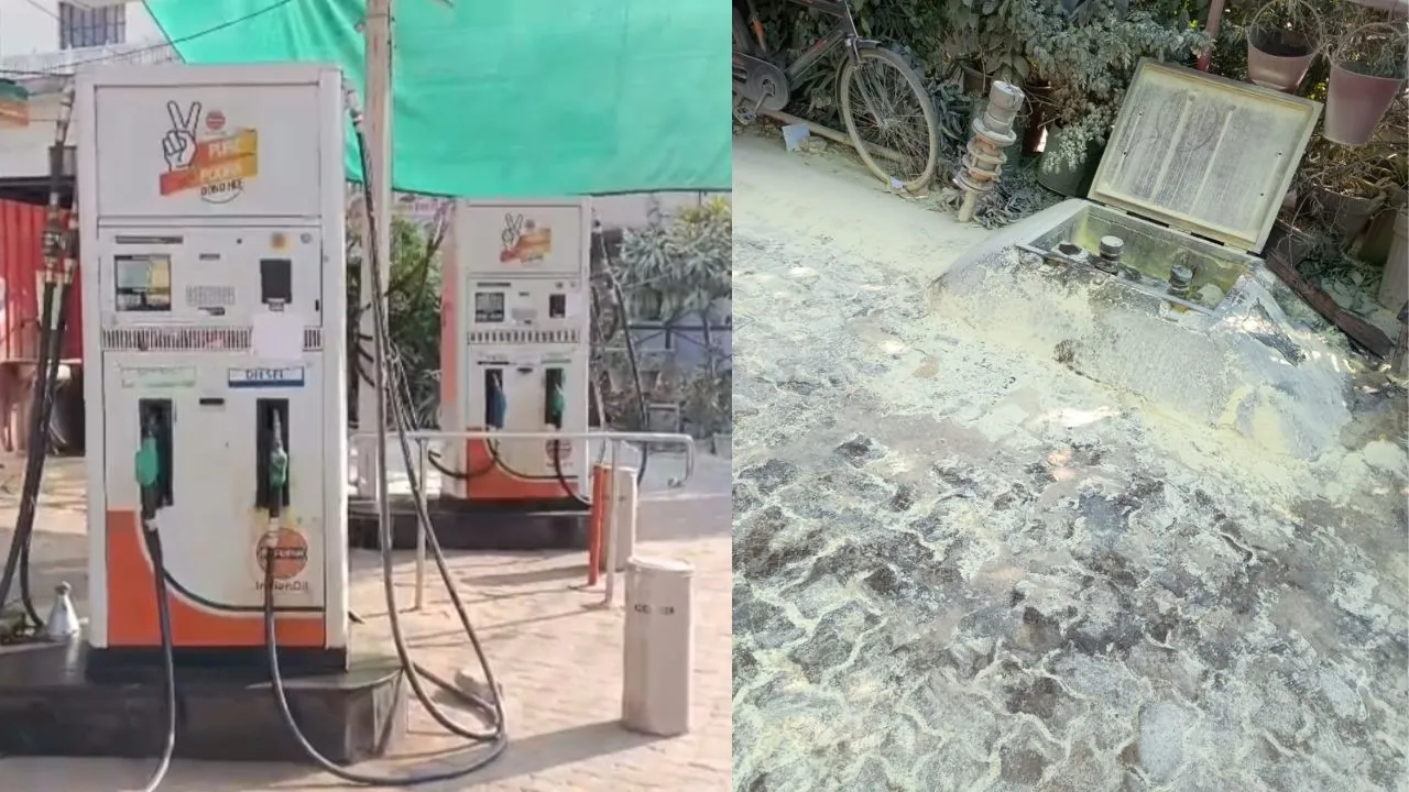 Gwalior News : पेट्रोल पंप के टेंक में भड़की आग, स्टाफ ने पाया काबू, बाइक सवार घायल, बड़ा हादसा टला