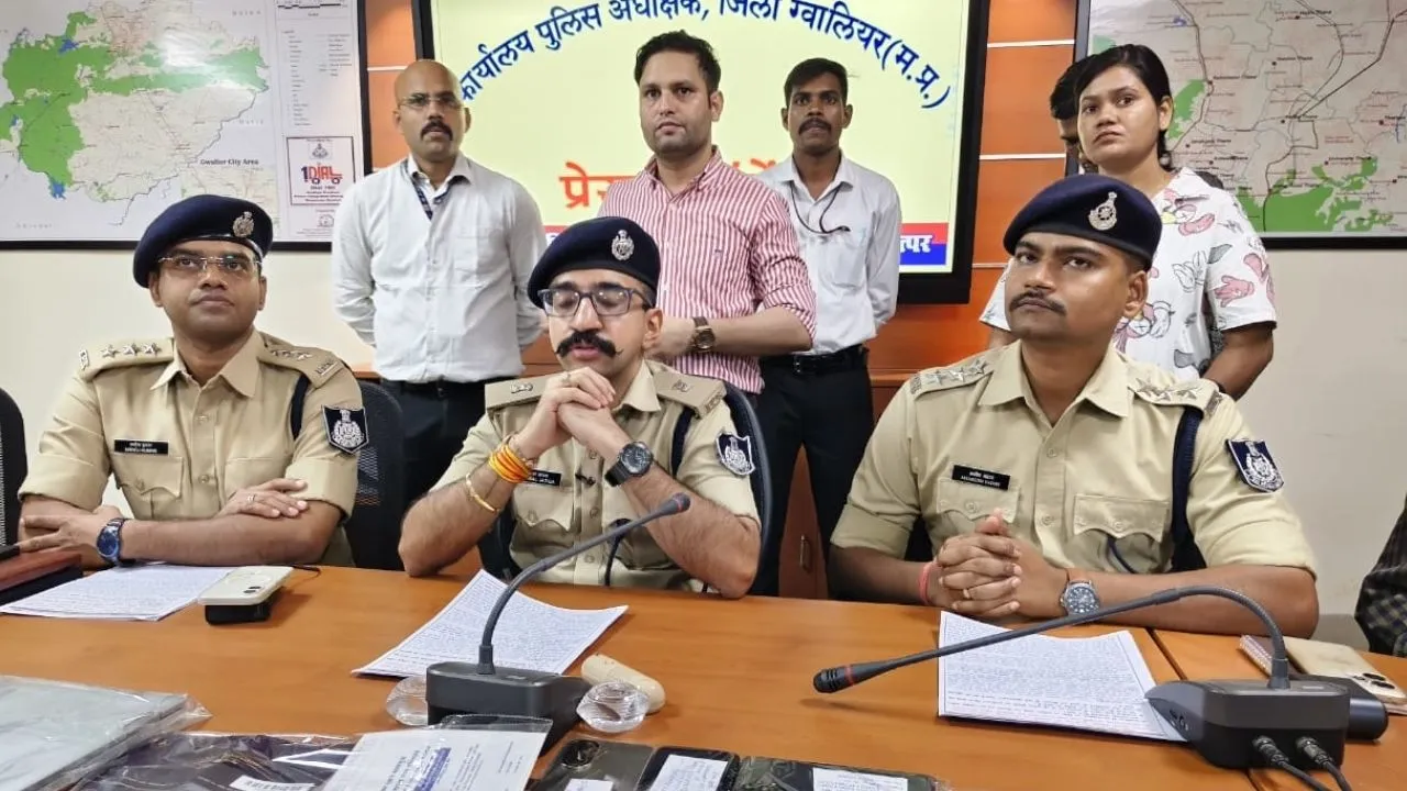 Gwalior: टाउन शिप विंडसर हिल्स में चल रहा था ऑनलाइन सट्टा, बैंक खातों की खरीद-फरोख्त का खेल, 5 आरोपी गिरफ्तार