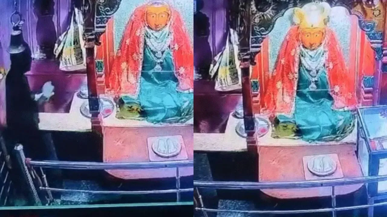बुरहानपुर: इच्छादेवी मंदिर में चोरी, पहले छुए माता के पैर फिर चुराया मुकुट और छत्र