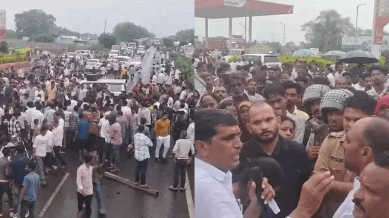 करंट लगने से हुई कंप्यूटर ऑपरेटर की मौत, गुस्साए परिजनों ने हाईवे पर किया चक्काजाम, मुआवजे की मांग