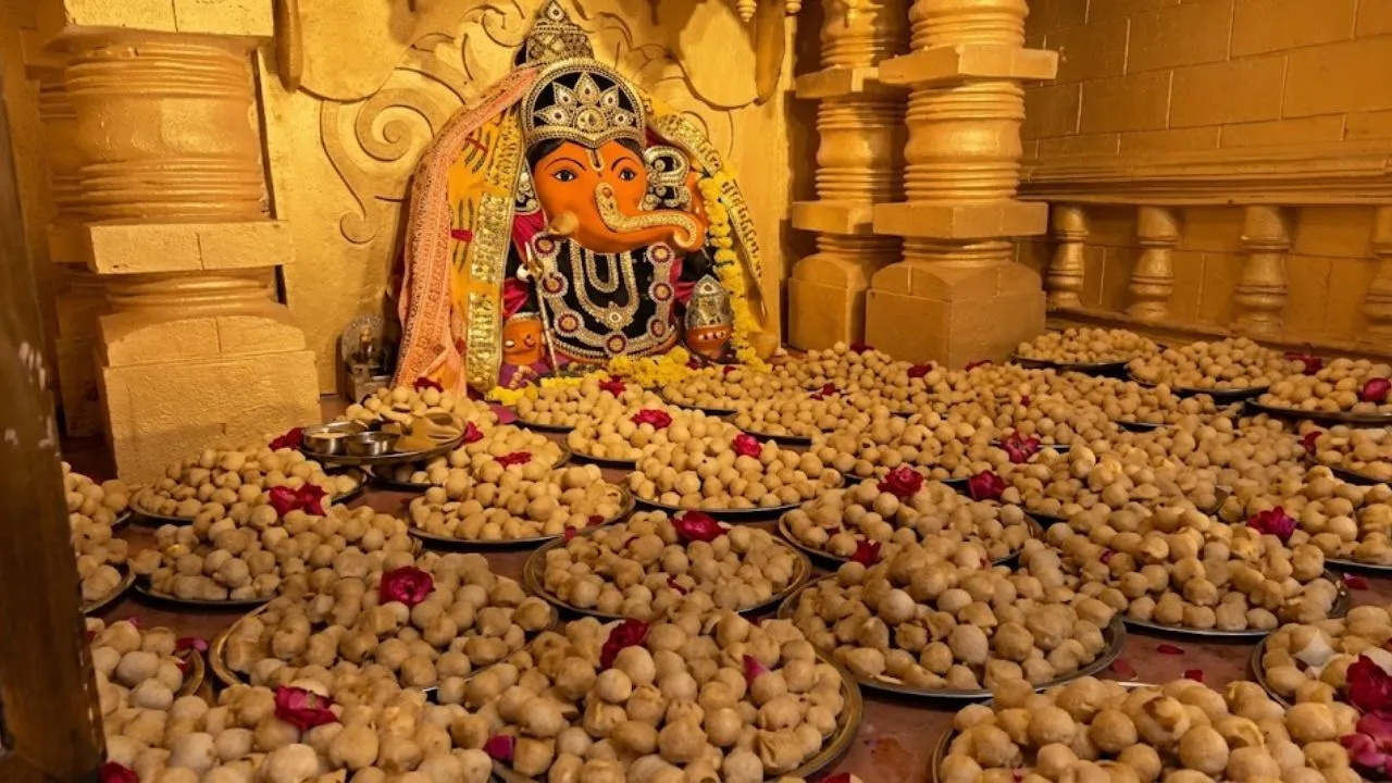 उज्जैन में सिद्धिविनायक का भव्य दरबार: गणेश चतुर्थी पर 5 लाख मोदकों का महाभोग, 12 दिन तक भक्तों को मिलेगा प्रसाद