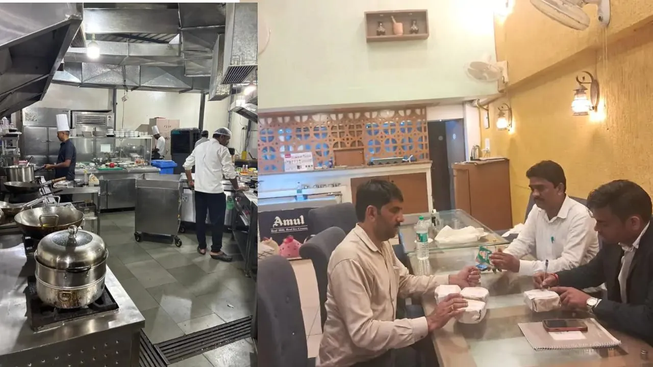 ‘द सेलेस्टियल पार्क’ समेत 2 नामी होटलों में जांच, कहीं एक्सपायर मसाला मिला तो कहीं खुले डस्टबिन