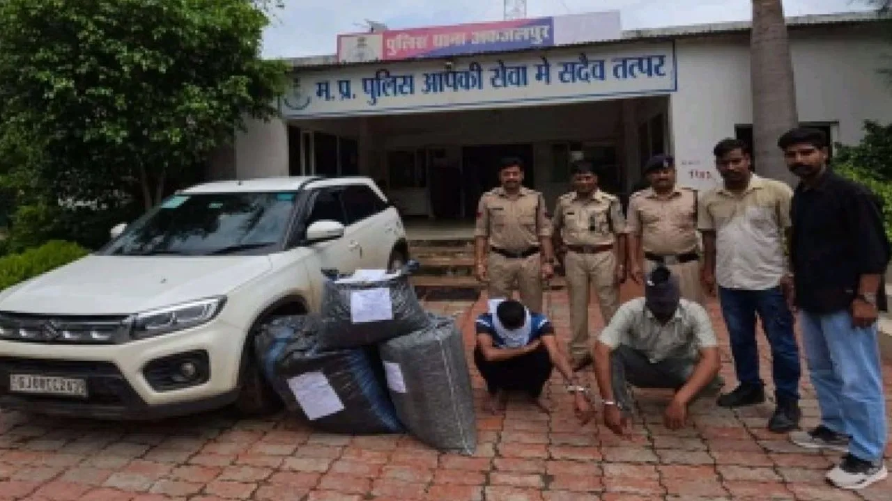 नशे के खिलाफ मंदसौर पुलिस का एक्शन, 60 किलो डोडाचूरा के साथ दो तस्कर गिरफ्तार