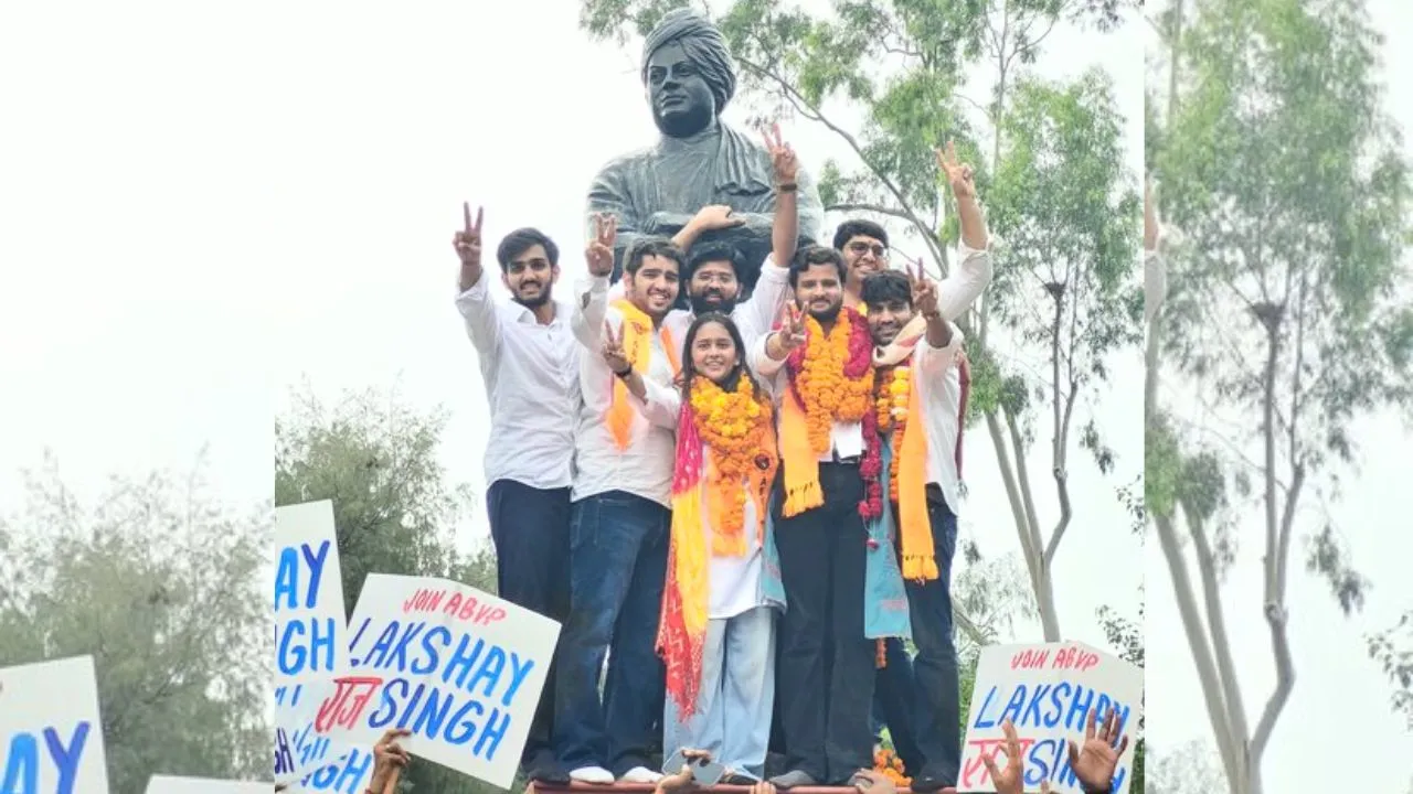 DUSU Election: ABVP ने 3-0 से मारी बाजी, एक पद निर्दलीय के खाते में, NSUI का सूपड़ा साफ़, अमित शाह ने दी बधाई