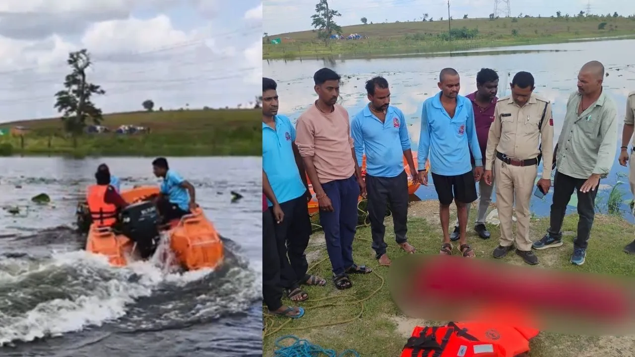 दमोह की दमयंती तलैया में डूबने से एक व्यक्ति की मौत, SDRF टीम ने एक घंटे बाद निकाला शव, जांच में जुटी पुलिस