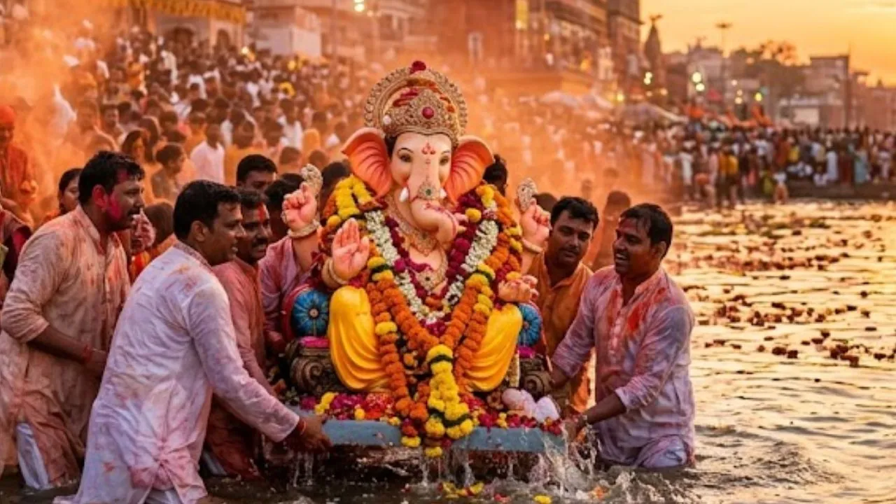 उज्जैन में गणेश विसर्जन की भव्य तैयारियां: 8 घाटों पर तैनात रहेंगे 12 विसर्जन रथ, केडी पैलेस में क्रेन से विसर्जित होंगी बड़ी प्रतिमाएं