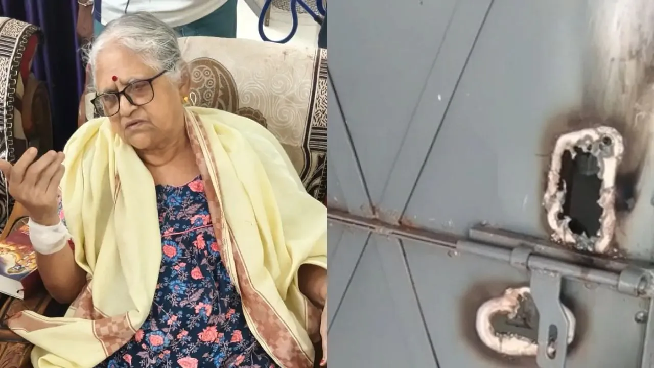 बैतूल में दरवाजा काटकर घर में घुसे चोर, वृद्धा के जेवर लेकर हुए फरार, पुलिस कर रही जांच