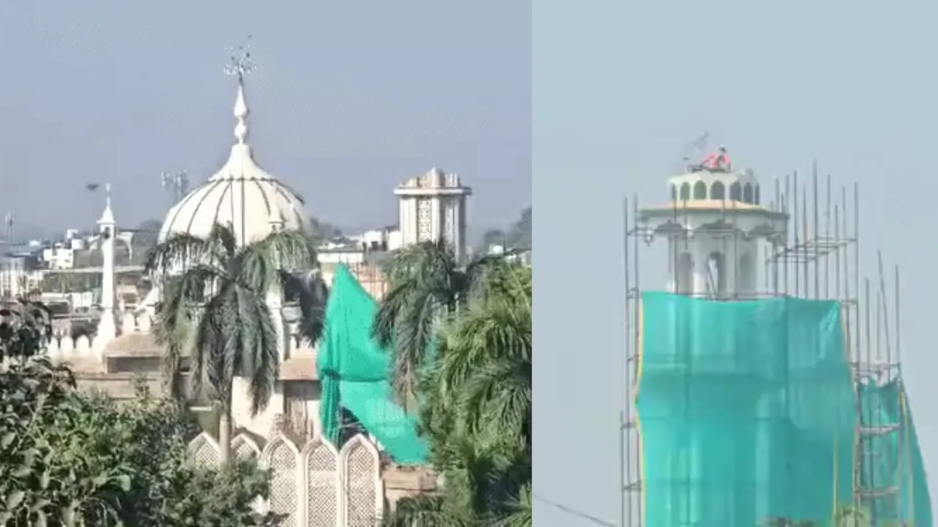 उज्जैन शाही मस्जिद में निर्माण हटाने के दौरान मीनार का हिस्सा टूटा, छत पर गिरा मलबा, प्रशासन ने मरम्मत शुरू कराई