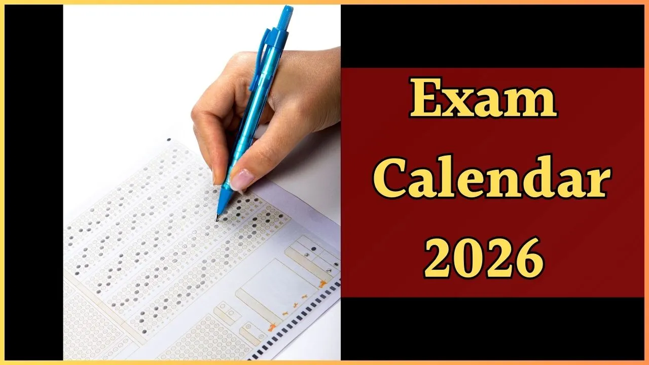Exam Calendar september 2026