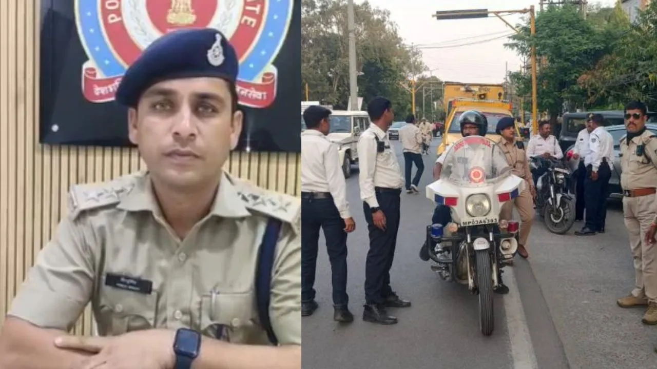 इंदौर में ट्रैफिक पुलिस का एक्शन, सड़क पर अव्यवस्थित वाहन खड़े करने वालों पर चालानी कार्रवाई, ACP ने दी पूरी जानकारी